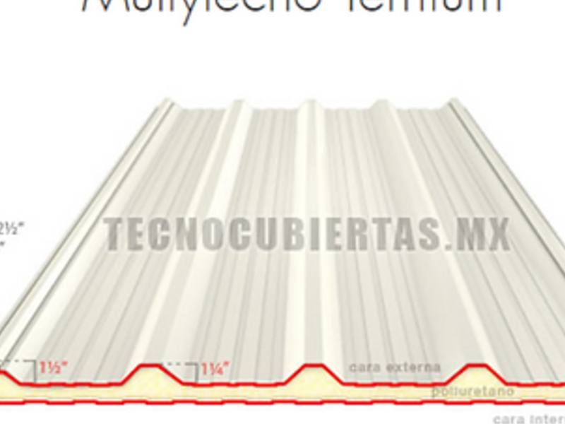 Panel prefabricado Multytecho  Tlaxcolpan