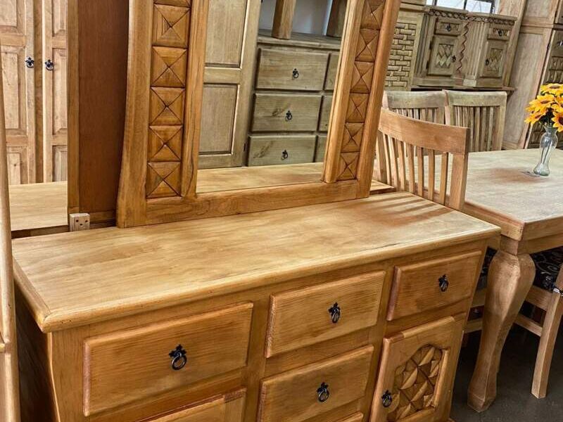 Velador Peinadora Madera Hidalgo