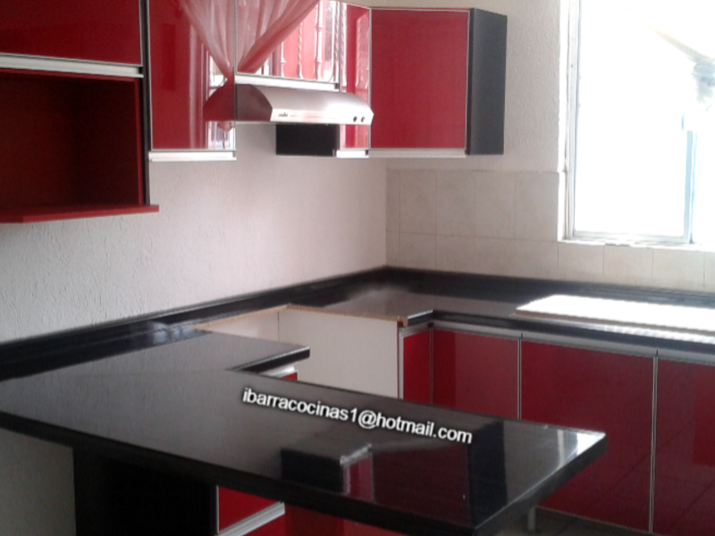 Muebles Cocina Rojo México