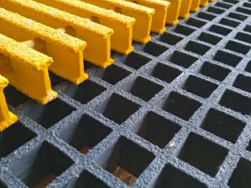 Rejillas con fibra de vidrio
