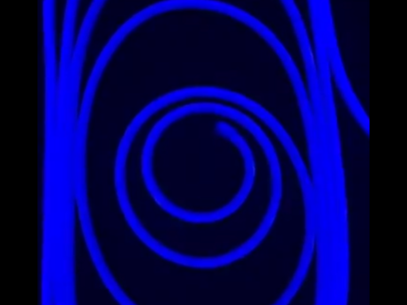 Tira Neon Led Azul Mexico