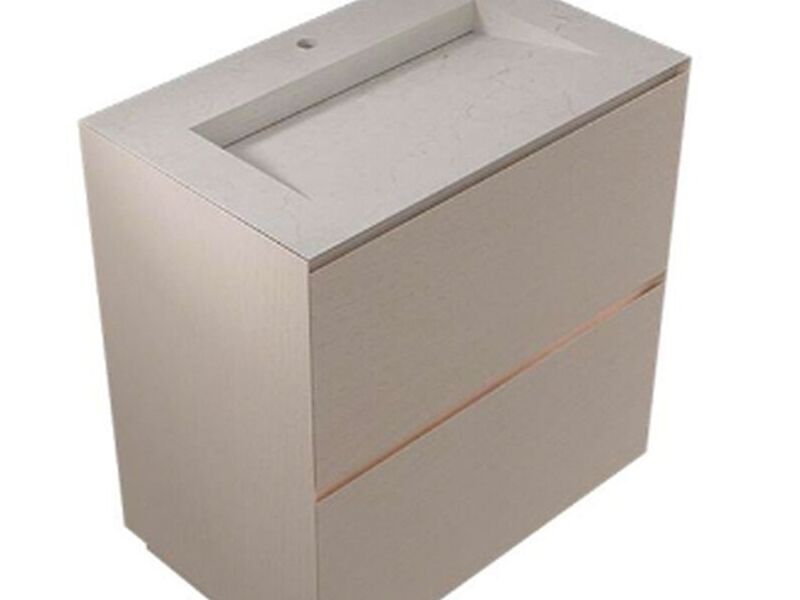 Baños Minim Wood Stand Beige Guadalajara