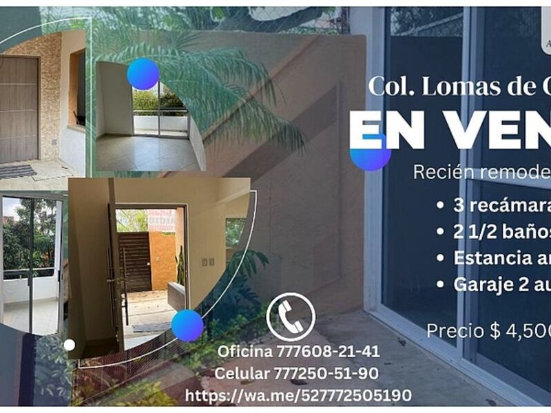 CASA EN VENTA REMODELADA MEXICO