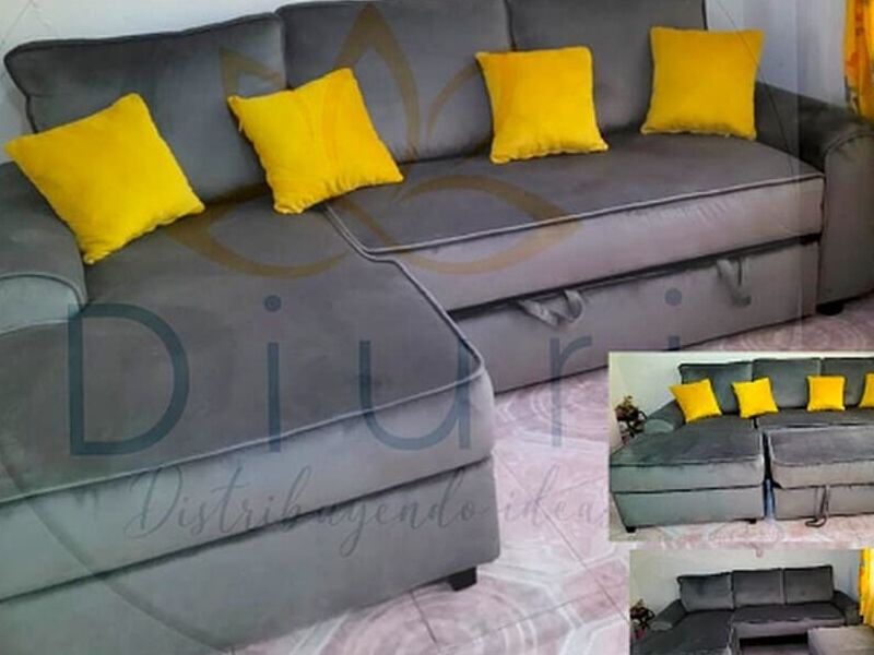 Sofá cama gris