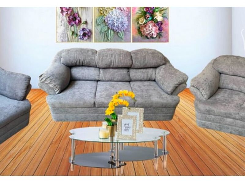Juego Sillones 321 Gris Irapuato