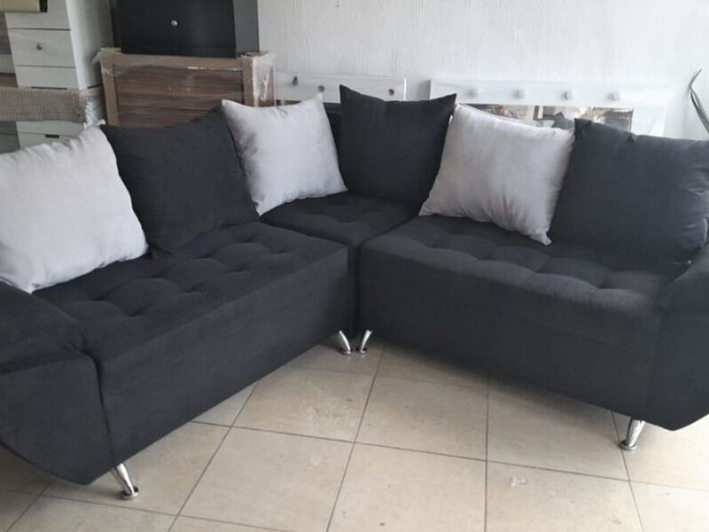 Sillón Esquinero Negro León