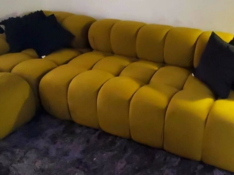 Sillón color mostaza México