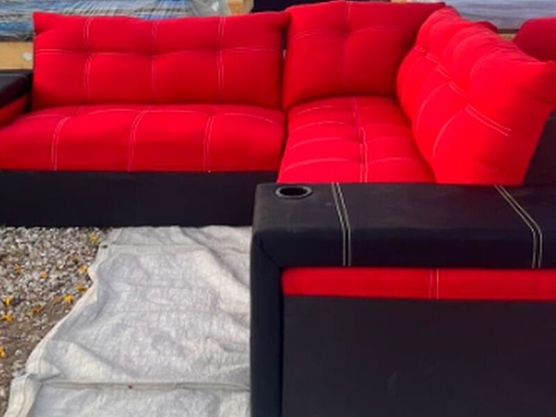 Sillón rojo en L México