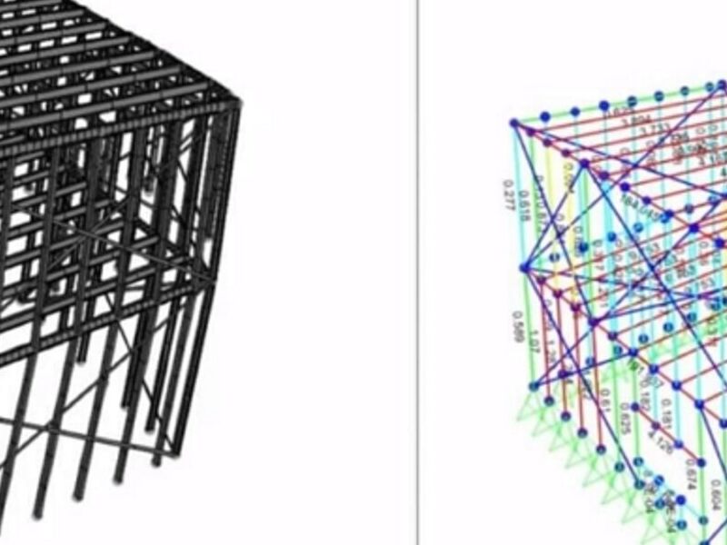 Calculo estructural steel framing, Mexico