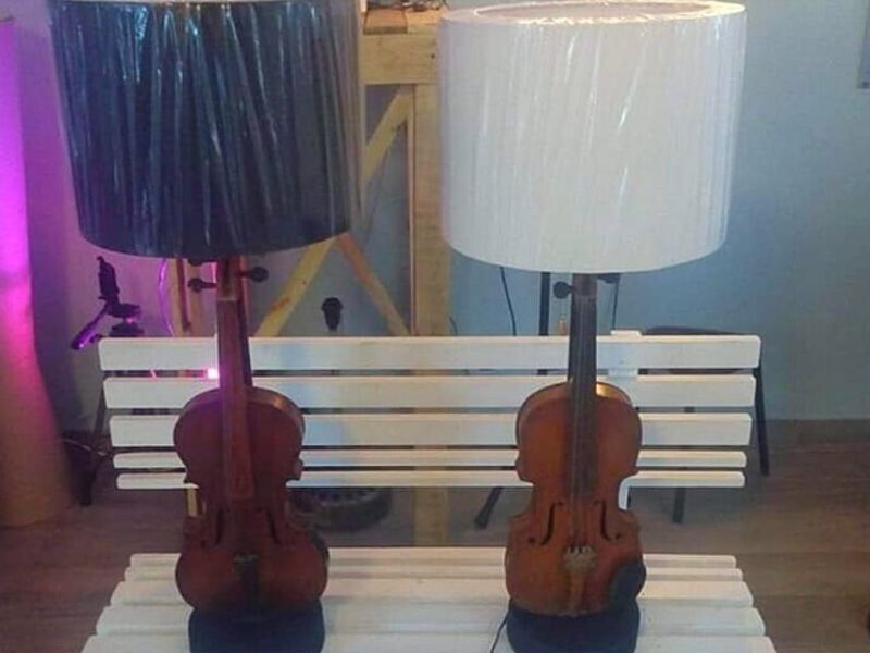 Lámpara violín Zapopan