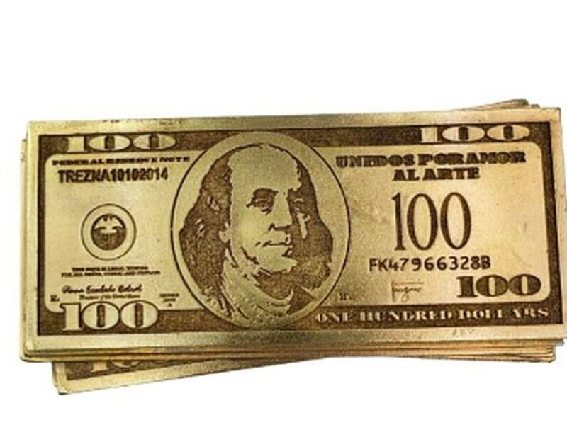 Pieza Golden Money México