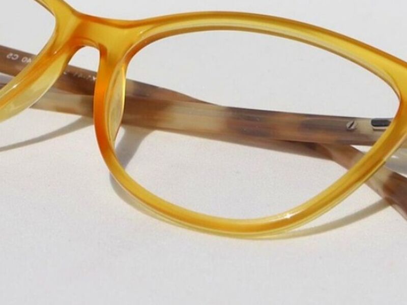 Lentes casuales amarillo México