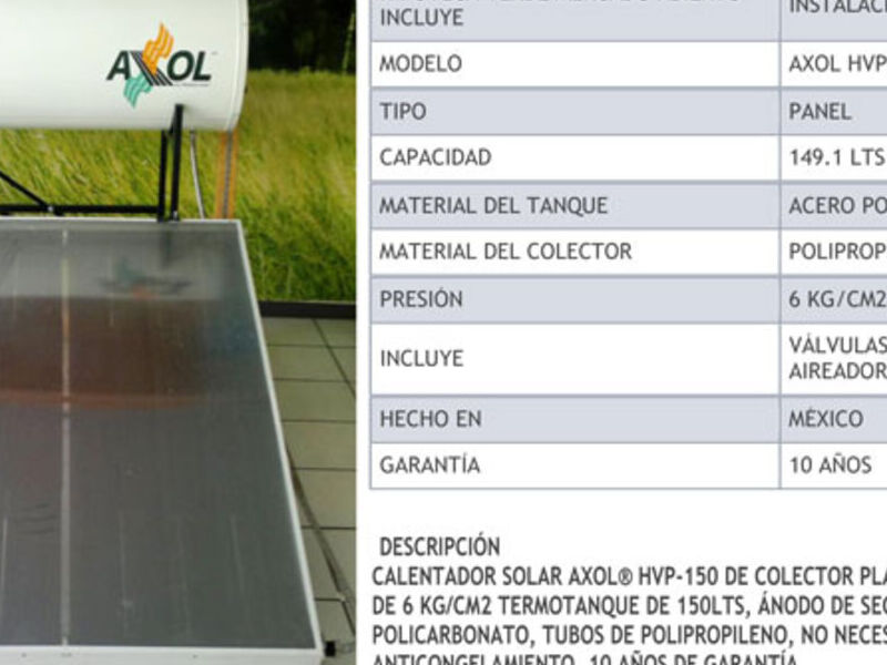 Calentado Solar Maxi Abercas Mx