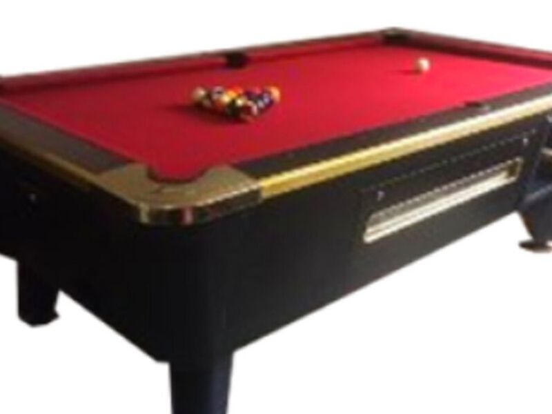 Mesa de billar con sistema de monedas México