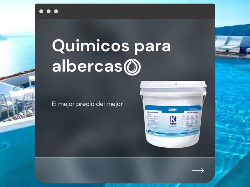 Químicos para Albercas GOP Albercas México