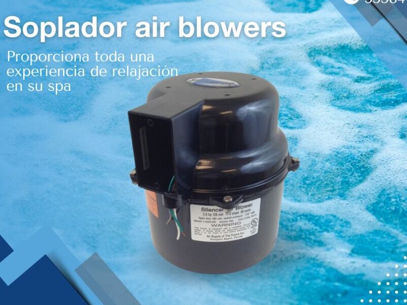 Soplador air blowers GOP Albercas México