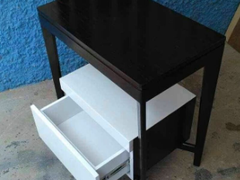 Mesa de centro negra mexico