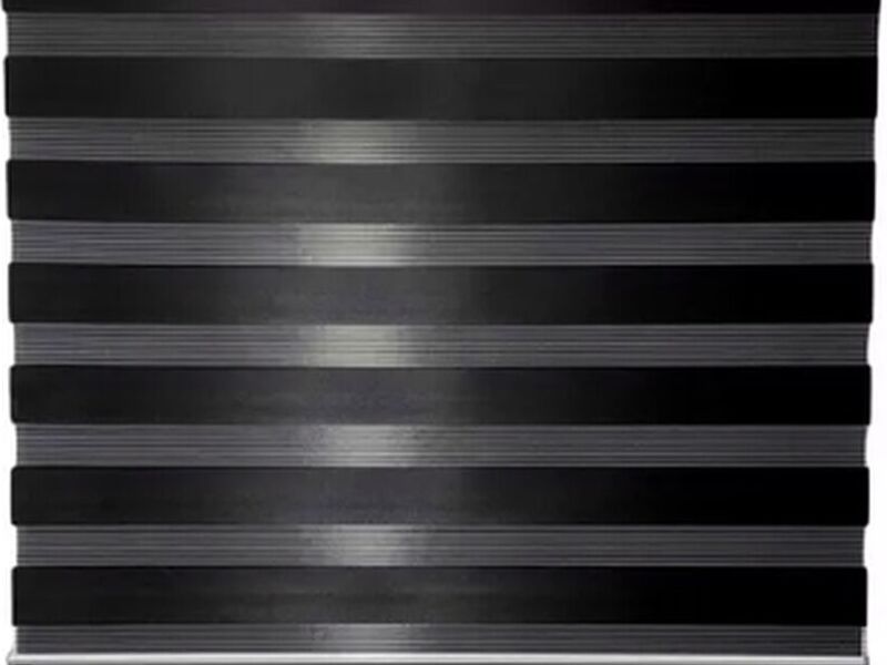 Cortina zebra negro México