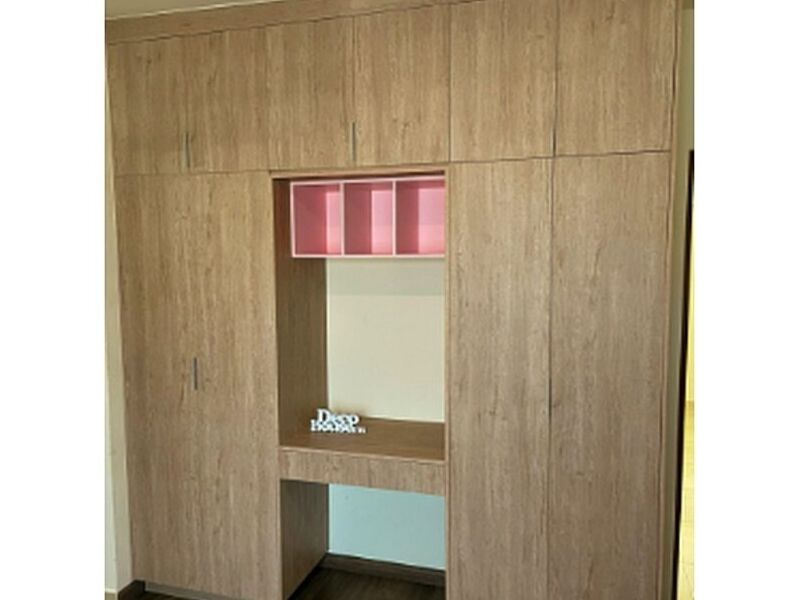Closet madera café