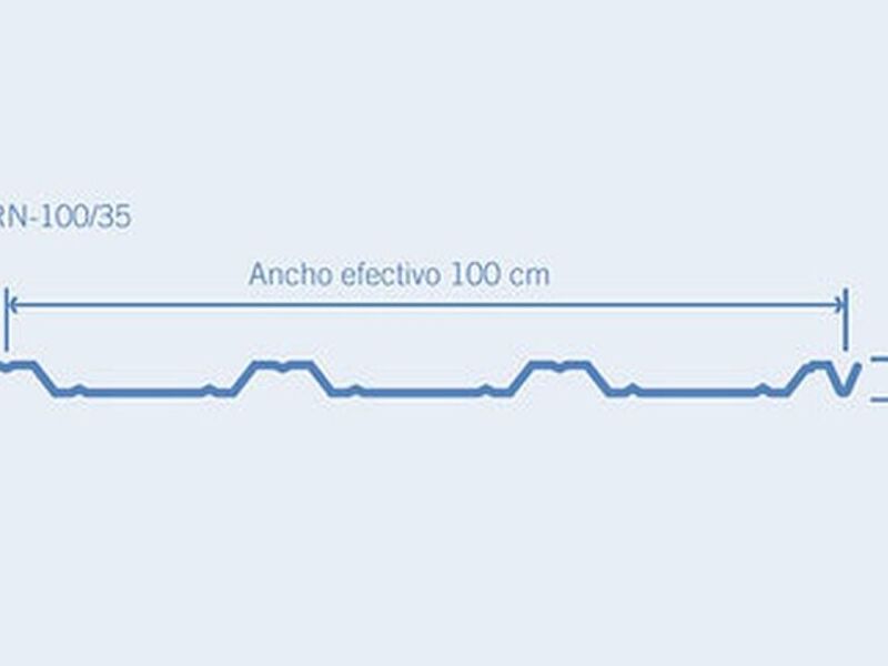 ACERO GALVANIZADO ACANALADO RN-100/35