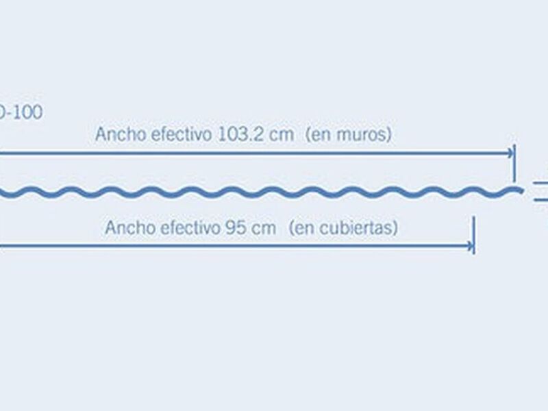 ACERO GALVANIZADO ONDULADO O-100