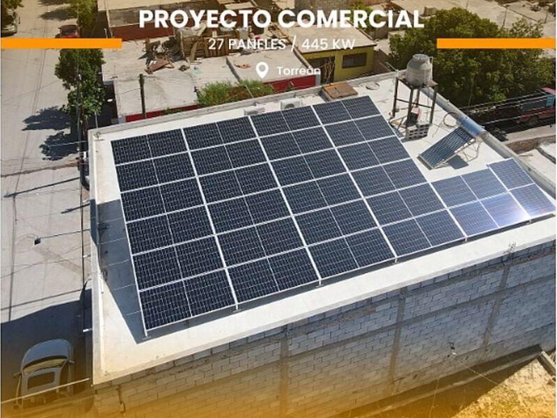 Panel solar 27 paneles Monterrey
