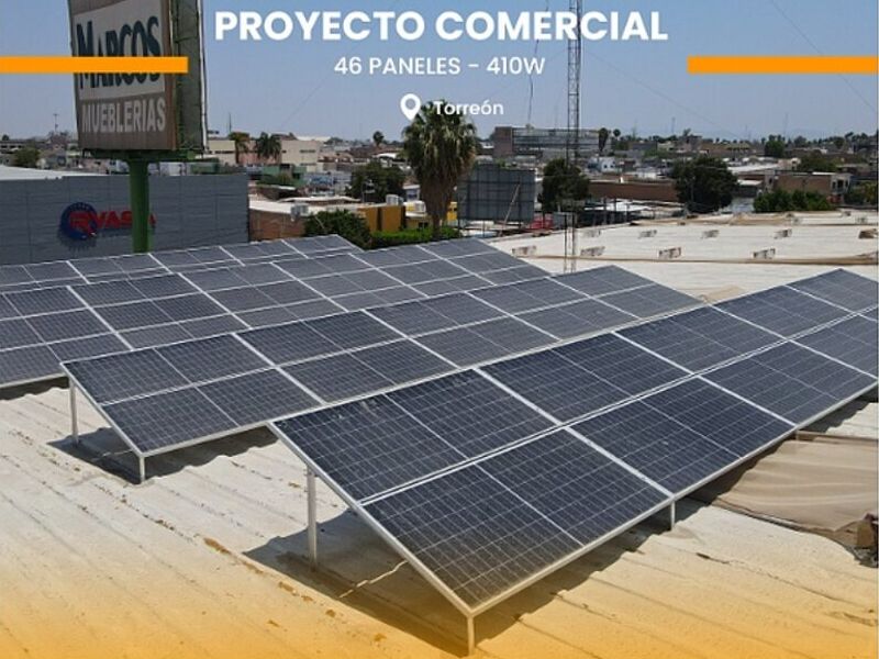 Panel solar 46 paneles Monterrey