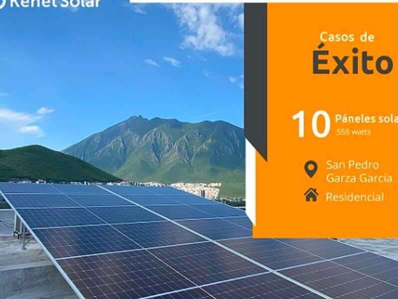 Panel solar 10 paneles Monterrey