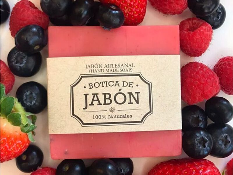 Jabones Artesanales de Frutos Rojos