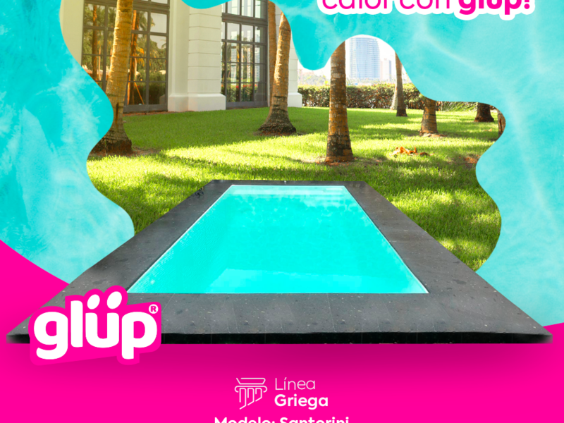 Piscina Santorini Glüp Piscinas México