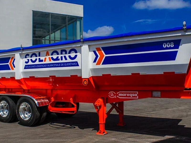 REMOLQUE TIPO VOLTEO ACERO INOXIDABLE MÉXICO