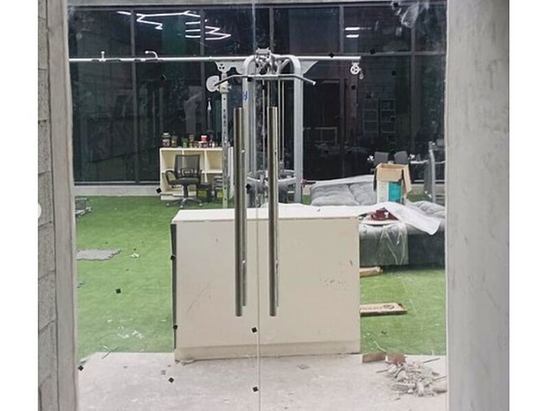 Puerta de cristal templado México