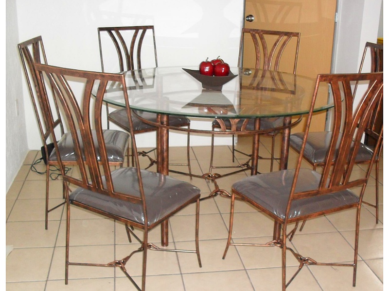 juego de comedor redondo DeHierro  Cuernavaca 