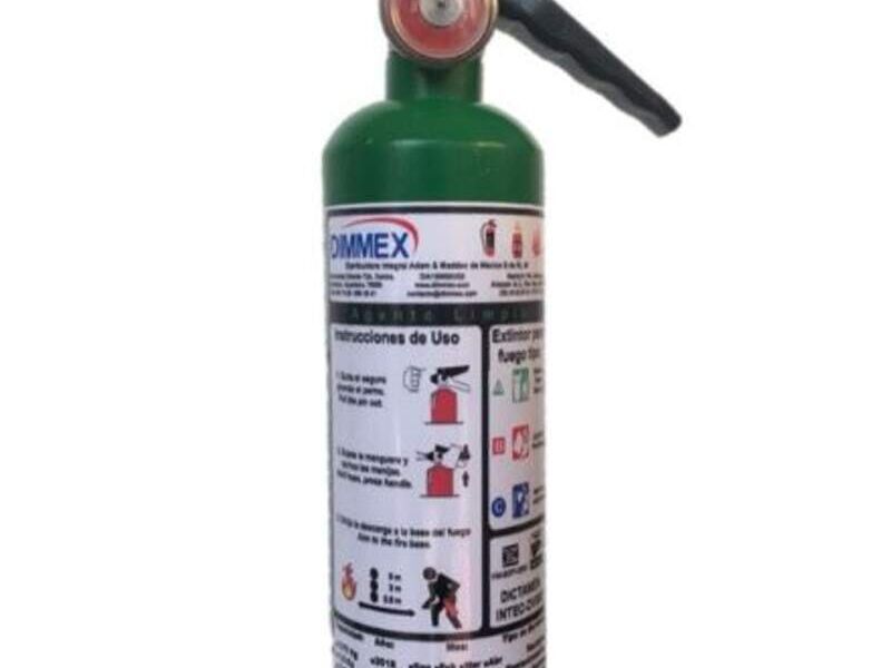 EXTINTOR AGENTE LIMPIO TIPO ABC ECOLÓGICO
