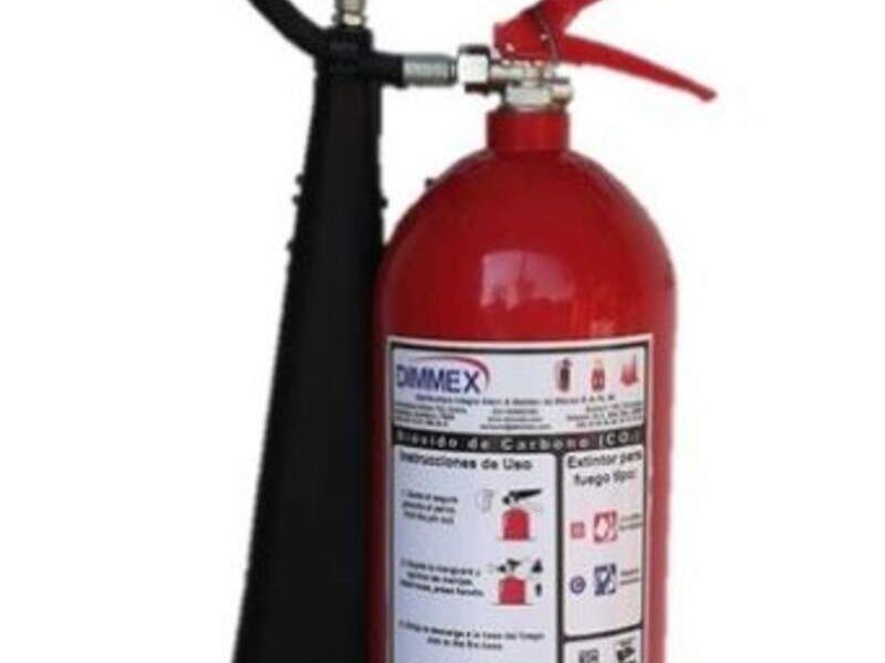 EXTINTOR CO2 TIPO BC 10 LIBRAS