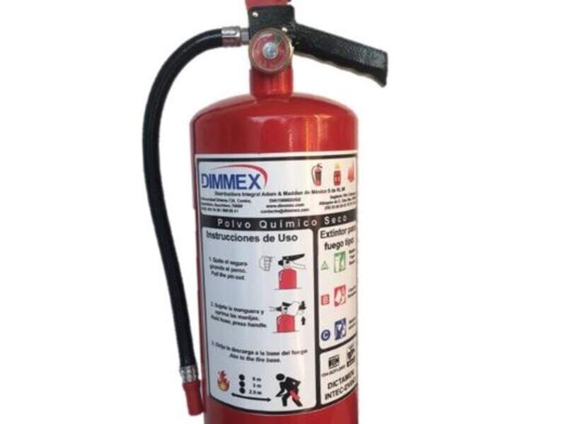 EXTINTOR PQS CERTIFICADO TIPO ABC 4.5KG