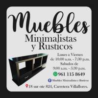 Muebles Rústicos y Minimalistas