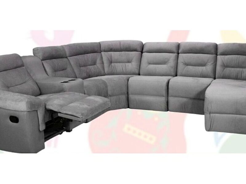 Juego Sillón Modular Gris Sala Ecatepec