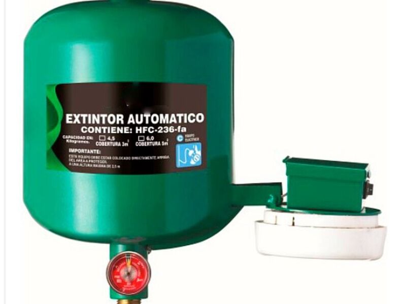 Extintor limpio automático México