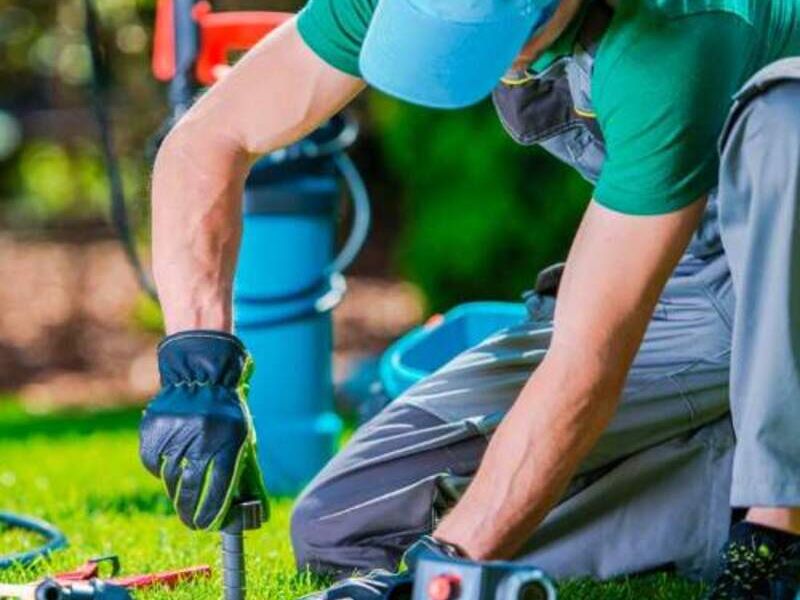Mantenimiento sistema riego CDMX