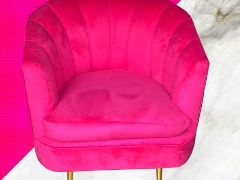 Silla Manicure Rosa