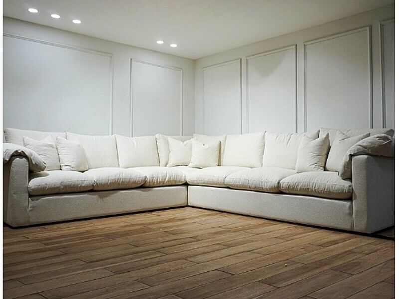 Sofa Blanco Amplio Mexico