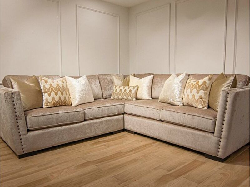 Sofa Reluciente Color Piel Mexico