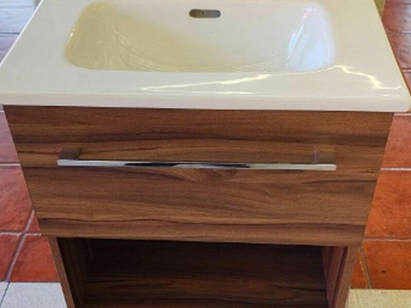 Mueble de baño de madera México 