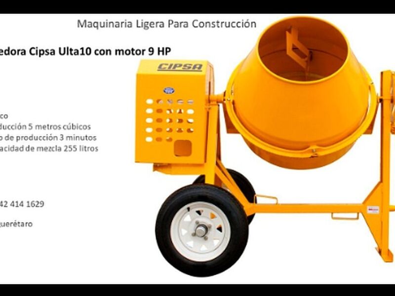 Revolvedora cipsa con motor Mexico