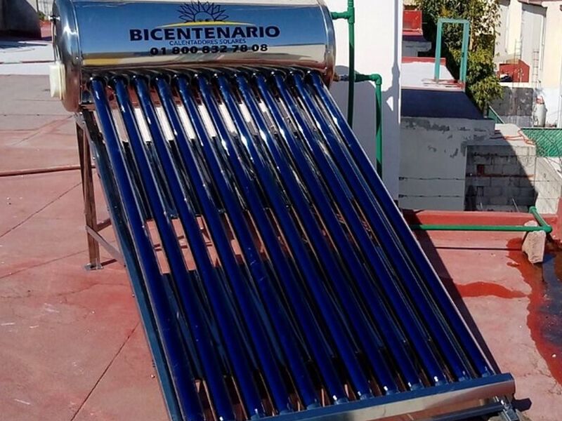 Calentador solar 12 tubos-México