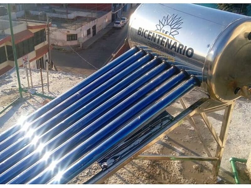 Calentador solar 8 tubos-México