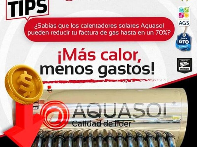 Calentador solar -Guanajuato