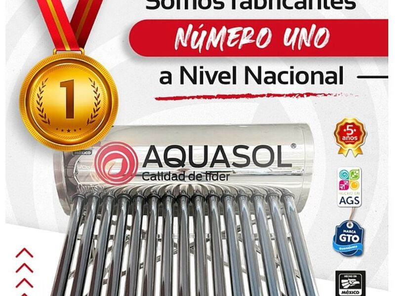 Calentador solar Aquasol -México
