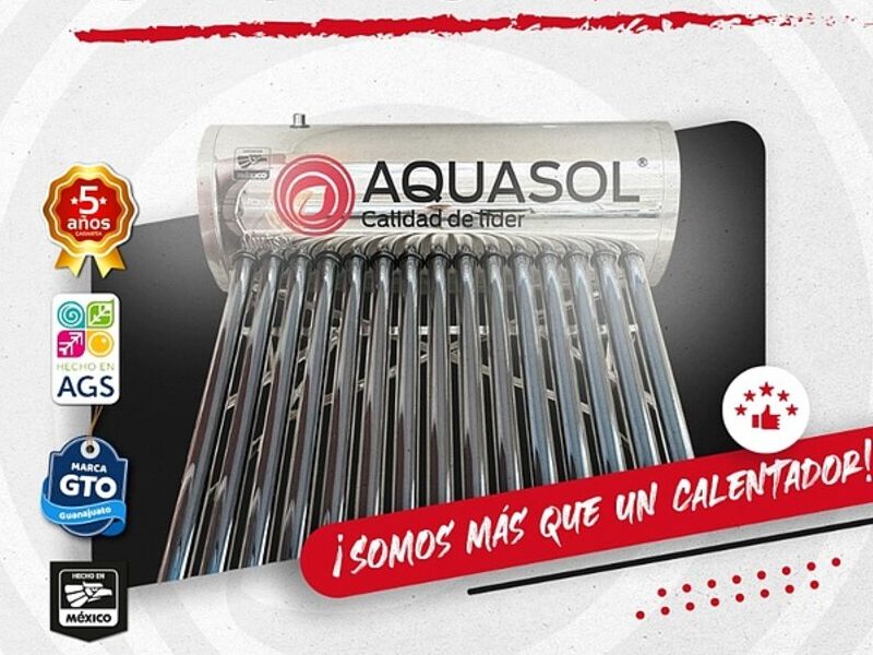 Calentador solar Aquasol -Aguascalientes